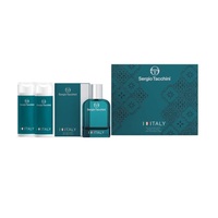 Sergio Tacchini I Love Italy Мъжки Комплект - EdT 100 ml + автършейв балсам 100 ml + душ гел 100 ml /2022  