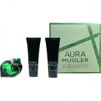 Thierry Mugler Aura /дамски комплект/ - EdP 50 ml + боди лосион 50 ml + душ гел 50 ml 