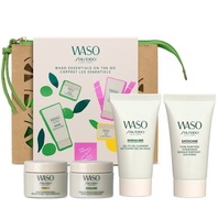Shiseido WASO Дамски К-кт Mega Hydrating Moisturizer 15 ml + Gel-To-Oil Cleanser 30 ml + Sleeping Mask 15ml + Scrub Mask 30 ml
