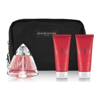 Mauboussin A La Folie Дамски Комплект - EdP 100 ml + боди лосион 100 ml + душ гел 100 ml + чантичка 