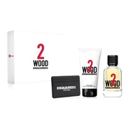 DsQuared  2 Wood U Set - EdT 100 ml + душ гел 100 ml + card holder 