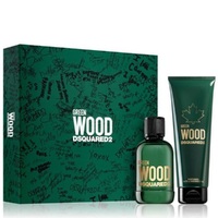 Dsquared Green Wood Комплект за мъже EdT 100 ml + sh/gel 150 ml 