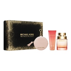 Michael Kors Wonderlust  Дамски Комплект - EdP 100 ml + боди лосион 100 ml + round purse