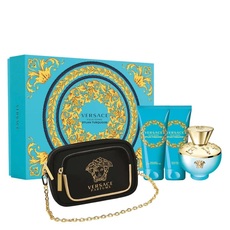 Versace Dylan Turquoise Дамски Комплект - EdT 100 ml + боди лосион 100 ml + душ гел 100 ml + чантичка  