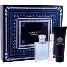 Versace Man Eau Fraiche /for men/ Set - edt 100 ml + sh/gel 100 ml + Сив Несесер